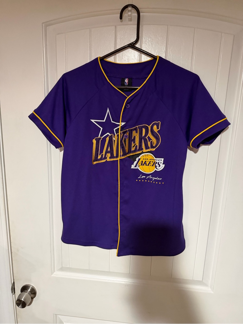 NBA Purple and Gold Los Angeles Lakers Kids Jersey Top